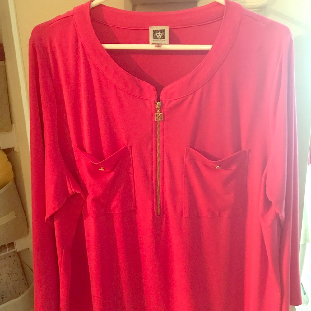 Anne Klein 3/4 Sleeve Blouse